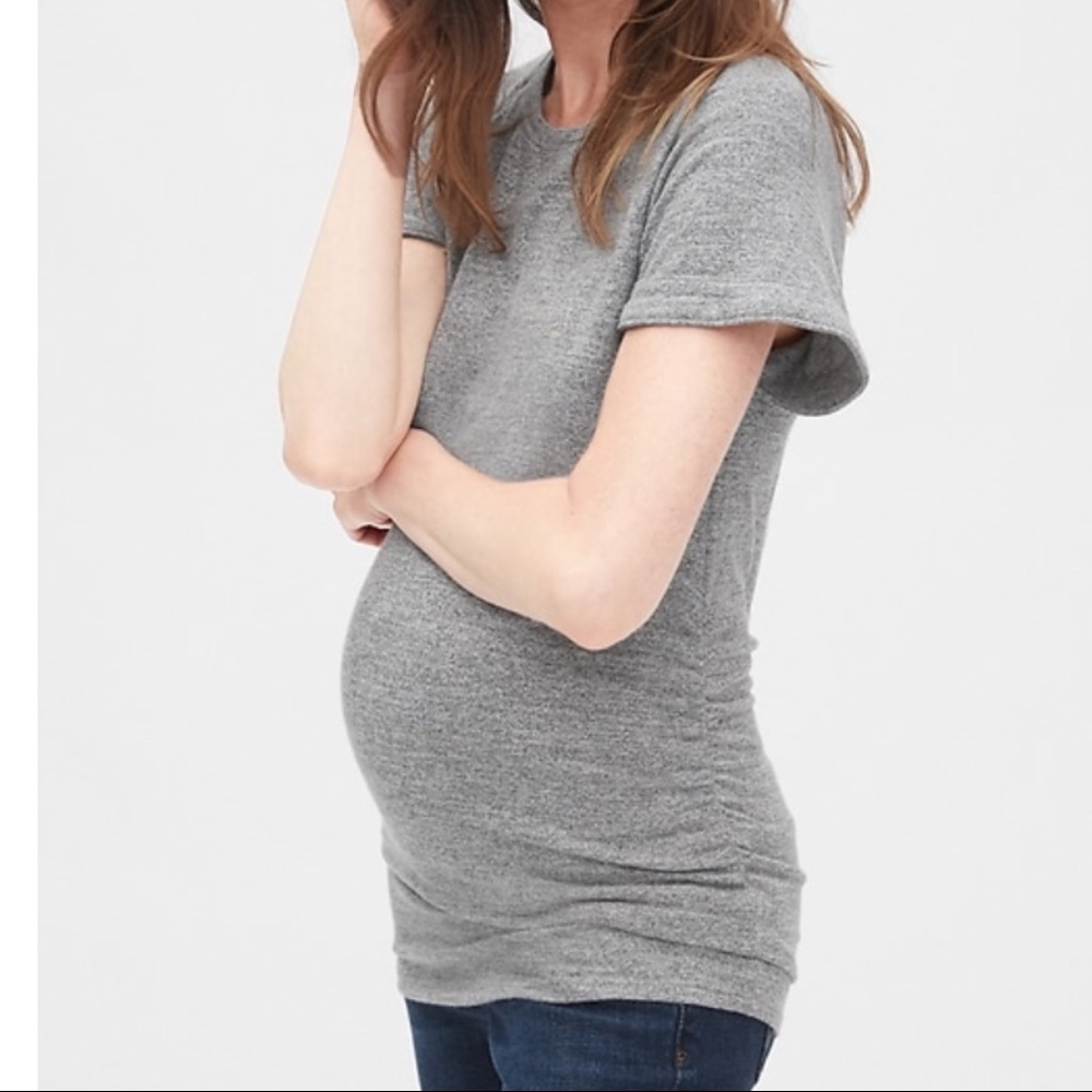 Gap Maternity Flutter Sleeve Shirt Size Medium